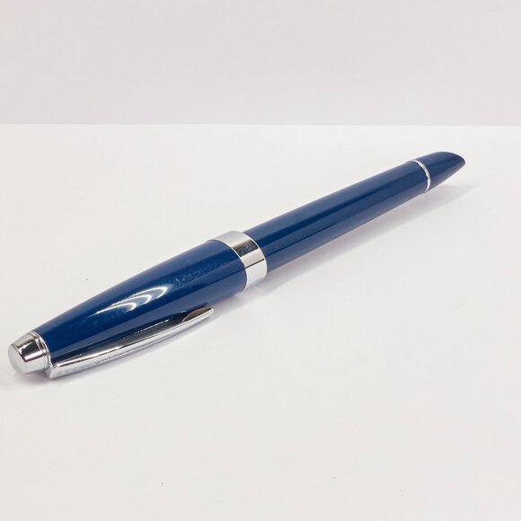 Cross Blue Lacquer Fountain Pen / Made in USA / Smooth Writer - Picture 3 of 10